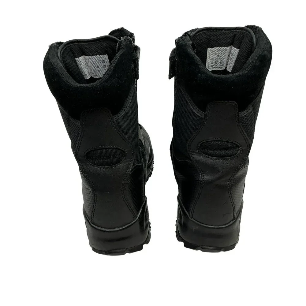5.11 Tactical Series ATAC 8" Side Zip Combat Boots Mens 13 Leather Nylon Black - Picture 7 of 14